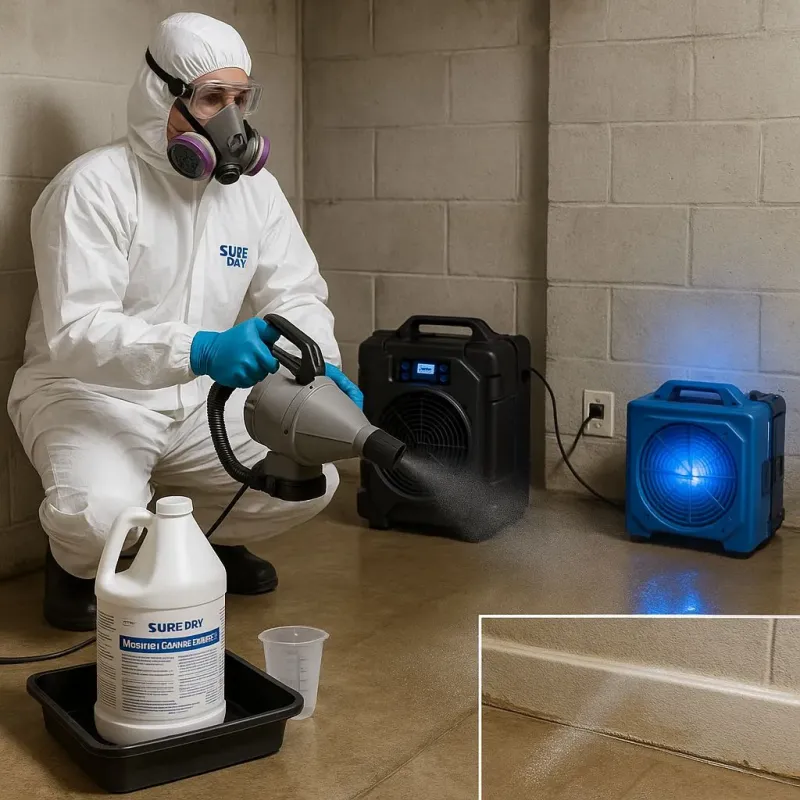 Sanitization and Odor Removal process in Clarksburg, MD
