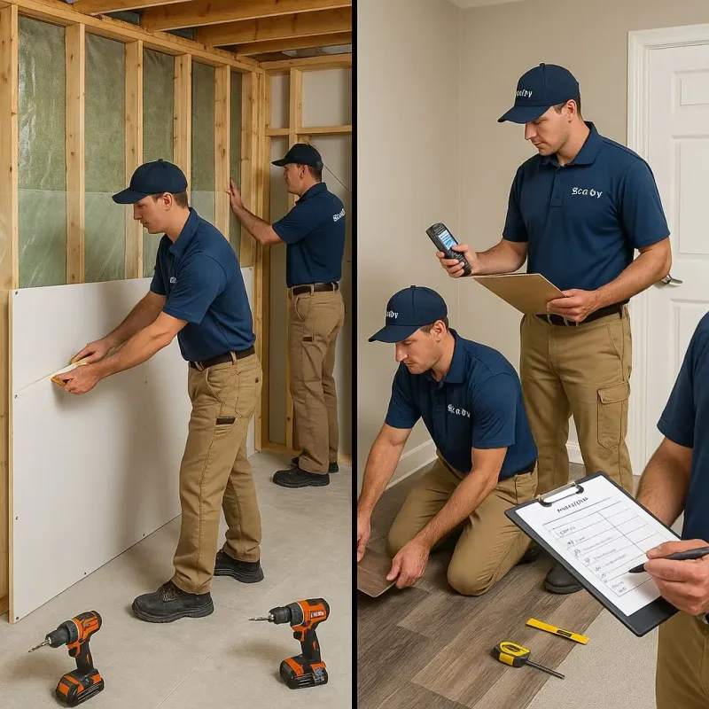 Repairs and Reconstruction process in Clarksburg, MD